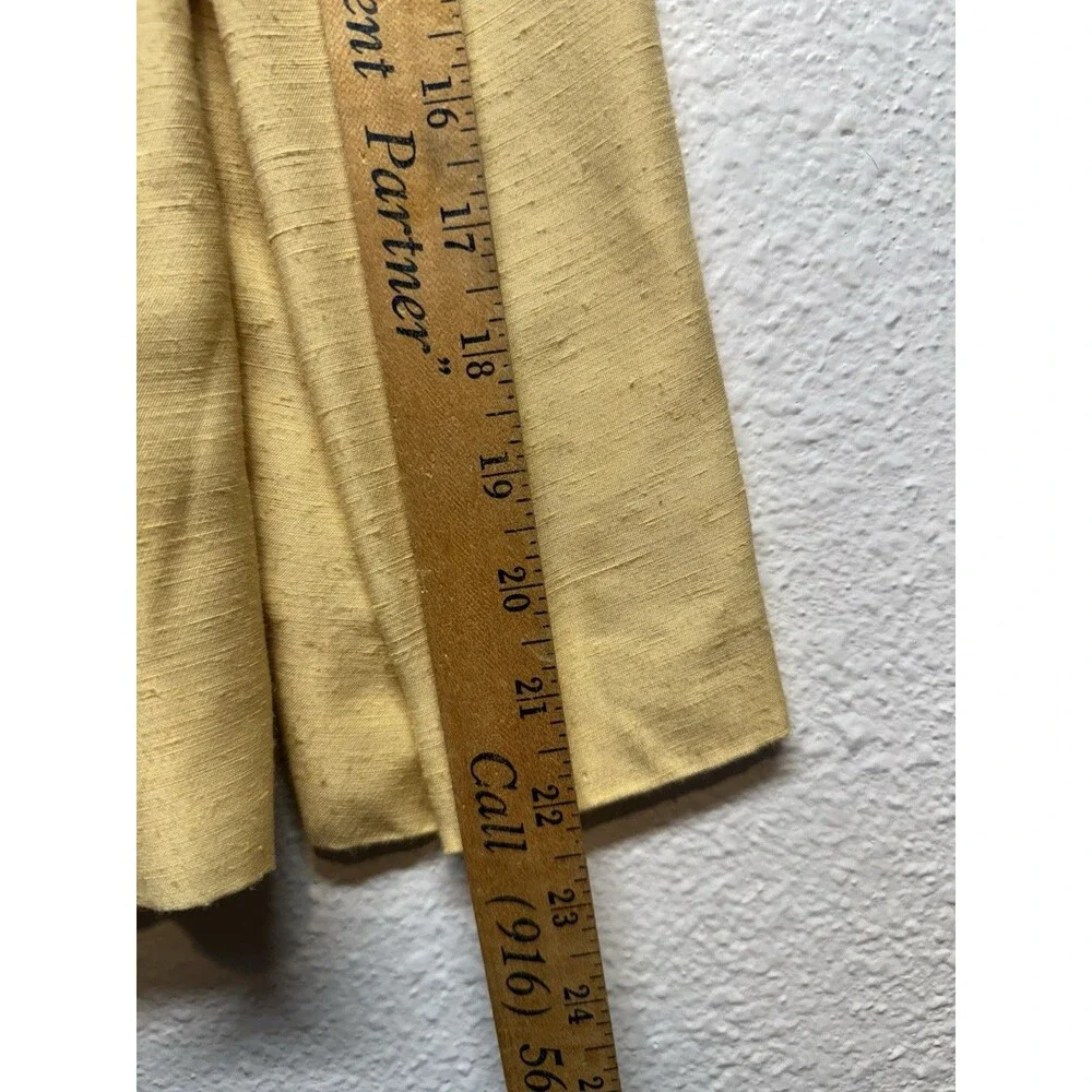 Vintage Oscar De La Renta Women's Size 8 Button Up Yellow Blazer Jacket Lined